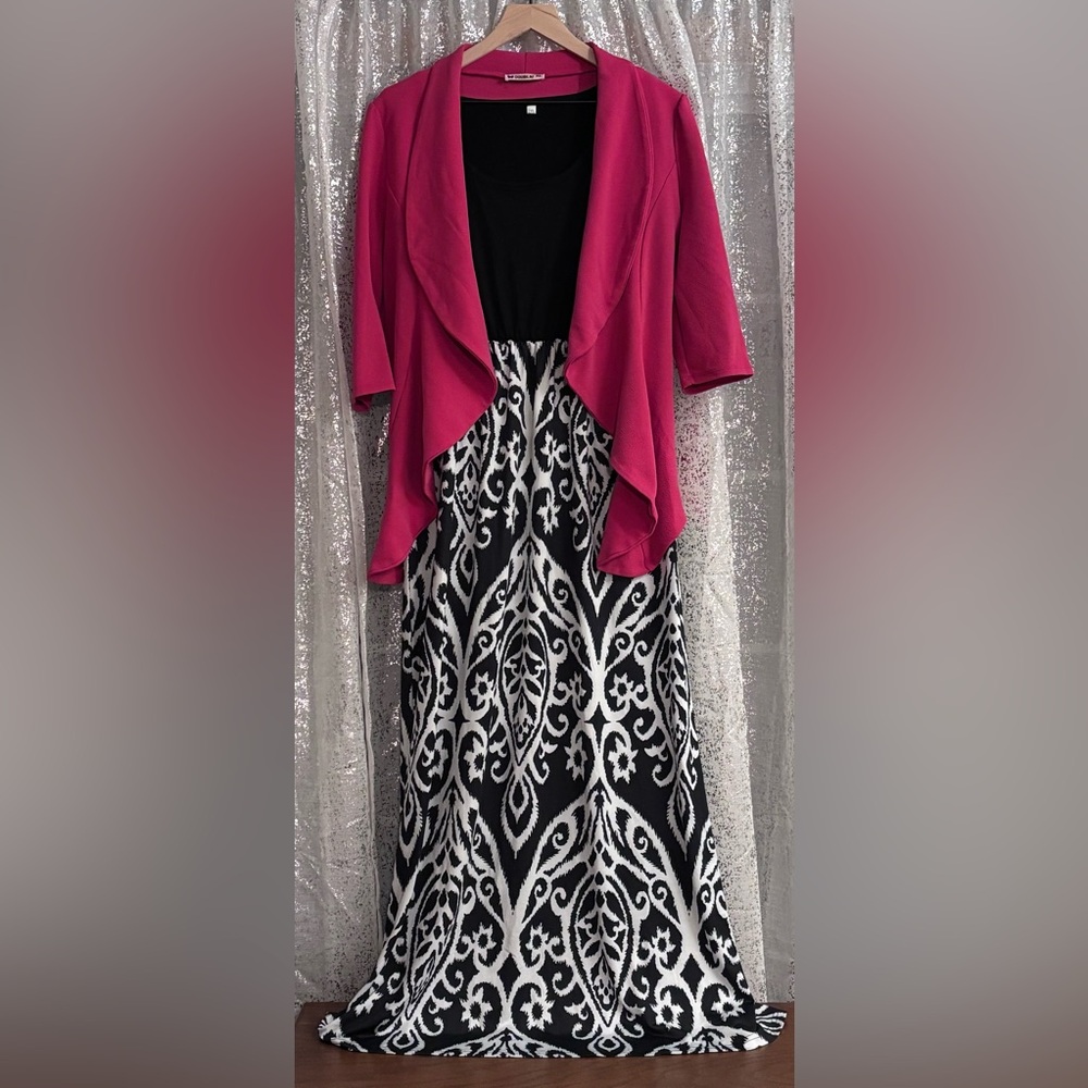 Doublju Pink and Black XL Shirt